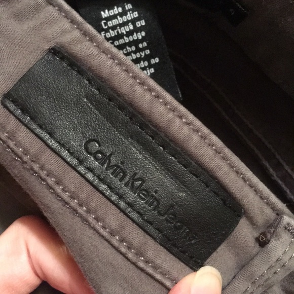 Calvin Klein size 4 jeans - gray grey - Picture 5 of 5